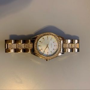 Gold DKNY watch